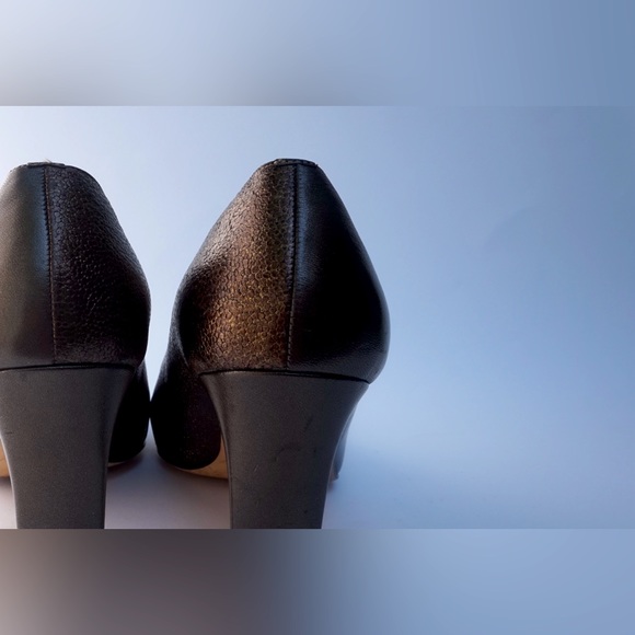 ROBERTO CAPUCCI Copper Brown 2 Tone 3" Pumps - Picture 5 of 8